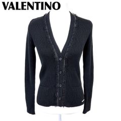 現行タグ✨VALENTINO 花柄総レース フリル カーディガン ホワイト 長袖