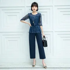 パンツスーツ スーツ レディース セレモニースーツ ドレス  入学式 服装 服 ママ 卒業式 母 卒園式 入園式 セットアップ 30代 40代 50代 九分丈 通勤 面接  脚長効果 痩せみえ効果 露宴 二次会  おしゃれ #xrhcr