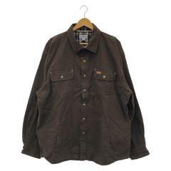 中古】Carhartt ダックシャツ XL ブラウン[79] - メルカリ