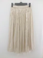 ◇ w closet リバーシブル レース ロング プリーツ スカート ベージュ系 レディース P  【1304010003754】のサムネイル