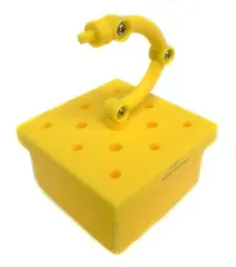【中古】フィギュア ねんどろいど ベース ソリッドカラー(イエロー) グッドスマイルカンパニー15周年記念展示会＆イベント限定