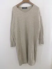 ◇ BEAMS LIGHTS ビームス ライツ 長袖 膝丈 ワンピース サイズ38 ベージュ レディース E  【1304050011122】のサムネイル