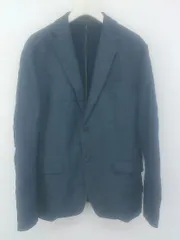 ◇ FREDY&GLOSTER フレディアンドグロスター 2B 長袖 ジャケット サイズL ネイビー メンズ E  【1304050011054】