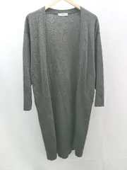 ◇ Sonny Label サニーレーベル ケーブル 起毛 シンプル 薄手 長袖 カーディガン サイズF グレー系 レディース E  【1304050036576】