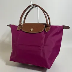 2604-302｜美品｜ロンシャン ル・プリアージュ ハンドバッグ パープル