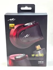 radius ラディウス HP-NX100 ハイレゾ対応 イヤホン レッド NeEXTRA搭載 高音質 重低音のサムネイル