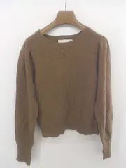 ◇ MOUSSY マウジー 長袖 ニット セーター サイズF ブラウン系 レディース E  【1304080002305】