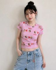レア☆HYSTERIC MINI ミニちゃん Tシャツ ピチT 総柄 y2k - メルカリ