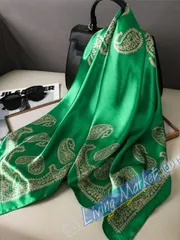 アクセサリー レディース スカーフ ファッショナブルな女性用スカーフ、レトロ柄ショール バンダナ、美しいアクセサリー レディース ネックスカーフ アクセサリー CWJ518Q387