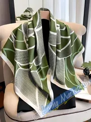 アクセサリー レディース スカーフ 1枚 レディース 90cm ツイル エレガントでスタイリッシュなミニマリストバンダナ柄スカーフ、レジャーやファッションのストリートアウトに最適、バンダナ、ヘアバンド、ヘッドバンド CWJ518Q198