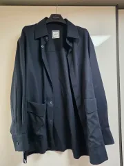 WOOYOUNGMI ウーヨンミ ネイビー シャツ ジャケット出品 48 サイズのサムネイル