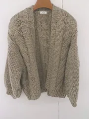 ◇ LOWRYS FARM ローリーズファーム 長袖 ニット カーディガン サイズF ブラウン系 レディース E  【1304100022559】