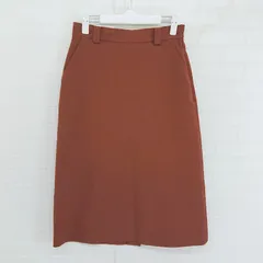 ◇ URBAN RESEARCH ROSSO サイドジップ 膝下丈 Ａライン スカート サイズ38 ブラウン系 レディース E  【1304120004672】のサムネイル