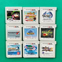 【9点セット】3DS  ルイージマンション2  どうぶつの森ハッピーホームデザイナー ファイナルファンタジー エクスプローラーズ  マリオカート7 ディズニーマジックキャッスル  モンスターストライク など 任天堂 ニンテンドーのサムネイル