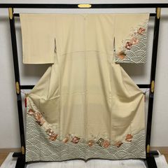 訪問着 草花文 金彩 ますいわ屋 逸品 - メルカリ