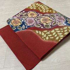 渡文謹製 鳥や鹿の楽しい名古屋帯 - メルカリ