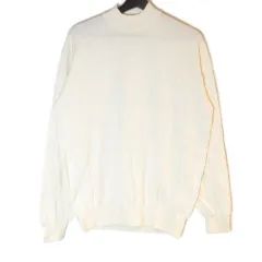 カールヘルム Karl Helmut 美品 ニット ハイネック セーター　アイボリー L位 ■WGAのサムネイル