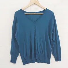 ◇ URBAN RESEARCH ROSSO アーバンリサーチ ロッソ 長袖 ニット セーター サイズF グリーン系 レディース E  【1304140004423】