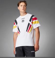 90s Adidas 西ドイツサッカー Tシャツ XL 白 ゲームシャツ - メルカリ
