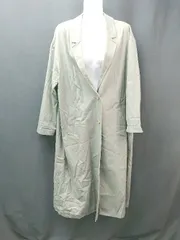◇ apart by lowrys ロング カジュアル ベーシック シンプル 長袖 コート サイズF カーキ レディース E  【1304210001147】のサムネイル