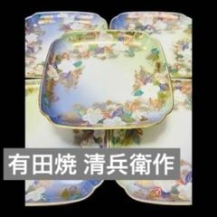高級有田焼 華山窯 取り皿 角皿 5枚組 - メルカリ