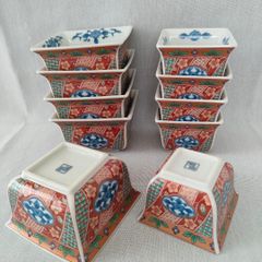 有田焼 源山窯 錦古伊万里 八角小鉢 5個セット - メルカリ
