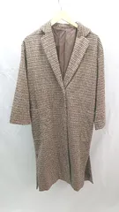 ■ RETROGIRL レトロガール 千鳥柄 綺麗め ロング丈 長袖 コート サイズF ブラウン レディース E  【1304210008900】のサムネイル