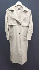 ◇ AMERICAN RAG CIE ロング丈 シンプル 綺麗め 春 秋 長袖 トレンチ コート サイズF ベージュ レディース E  【1304210011122】のサムネイル
