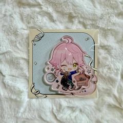 南ことり スタンド付きデフォルメアクリルキーホルダー girly pink