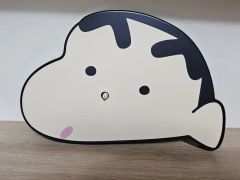 新品 廃盤 掛け時計 クレヨンしんちゃん スクエアアイコン 連続秒針 
