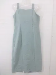 ◇ JUNOAH ジュノア キャミソール 膝下丈 ワンピース サイズXL ブルー系 レディース P  【1304250010529】のサムネイル