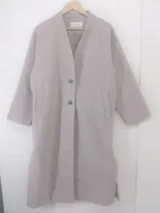 ◇ chocol raffine robe ロング丈 長袖 コート サイズF ピンクベージュ系 レディース P  【1304250015241】のサムネイル