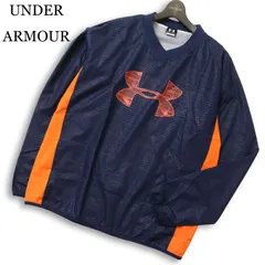 UNDER ARMOUR アンダーアーマー 通年★ ウインドブレーカー トレーナー 大きいサイズ Sz.XL メンズ ネイビー トレーニング