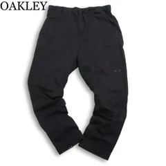 OAKLEY オークリー 通年 BORDERLESS T/C 5P PANTS★ ストレッチ スラックス パンツ 大きいサイズ Sz.XL メンズ 紺 ゴルフのサムネイル