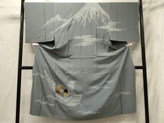 平和屋着物◎六通柄袋帯 唐織 王朝浪漫 絵巻の便り 金糸 正絹 逸品