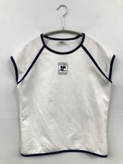 courreges クレージュ Tシャツ/カットソー 38 ホワイト 無地 ワン 