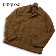 【美品 25SS】UNIQLO:C ユニクロC 通年★ コットン ショート ブルゾン ビッグシルエット ジャケット Sz.S メンズ