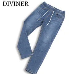 DIVINER ディバイナー 通年★ イージー ストレッチ ダメージ加工 スキニー デニム パンツ ジーンズ Sz.30 メンズのサムネイル