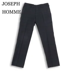 JOSEPH HOMME ジョセフ オム 通年★ ストレッチ スリム チェック スラックス パンツ Sz.44 メンズ ネイビーのサムネイル