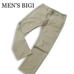 MEN'S BIGI メンズビギ 通年★ ストレッチ ヘリンボーン スラックス パンツ 日本製 Sz.LL メンズのサムネイル
