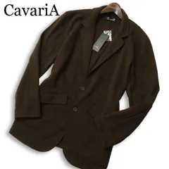 【新品 未使用】 CavariA キャバリア 通年★ ポンチ スリム アンコン テーラード ジャケット Sz.46 メンズのサムネイル