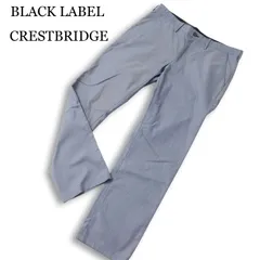 BLACK LABEL CRESTBRIDGE ブラックレーベル クレストブリッジ 通年★ ロゴタグ トラウザー パンツ Sz.82 メンズのサムネイル