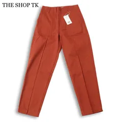 【新品 未使用】 THE SHOP TK タケオキクチ 通年★ テーパード ベイカー スラックス パンツ Sz.M メンズのサムネイル