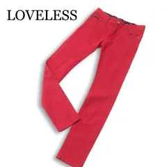 LOVELESS ラブレス 通年★ ストレッチ スリム スキニー カラー デニム パンツ ジーンズ Sz.73 メンズのサムネイル