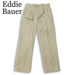 【新品 未使用】 Eddie Bauer エディーバウアー 通年★ タック ツイル スラックス パンツ Sz.29 メンズ アウトドアのサムネイル