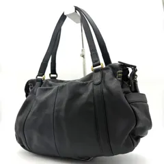 archive grunge shoulder bag y2k black アニエスベーボヤージュ　トートバッグ　黒　ブラック　レザー　本革　ハンドバッグのサムネイル