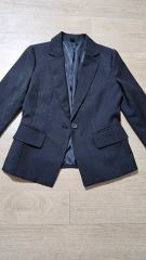 bajra バジュラ アシンメトリー ジャケット 変形 ストレッチ 薄手 黒 S bajra バジュラ アシンメトリー ジャケット 変形 ストレッチ 薄手 黒 S