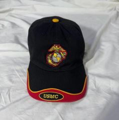 コ*ぞ様 90s USMC トラッカーキャップ 赤 スナップバック - メルカリ