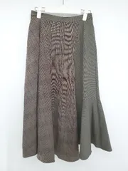 ◇ URBAN RESEARCH ROSSO アーバンリサーチ ロッソ ロング フレア スカート サイズ38 ブラウン系 グレー系 レディース P  【1305060004388】のサムネイル