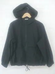 ◇ COLZA コルザ ドローコード フーディー 長袖 ジップアップ ジャンパー サイズM ブラック レディース E  【1305120004082】のサムネイル